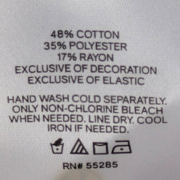 NEW Express Top Womens XS Beige Peasant Seersucker Rouched Smocked Boho Peplum - Picture 12 of 13